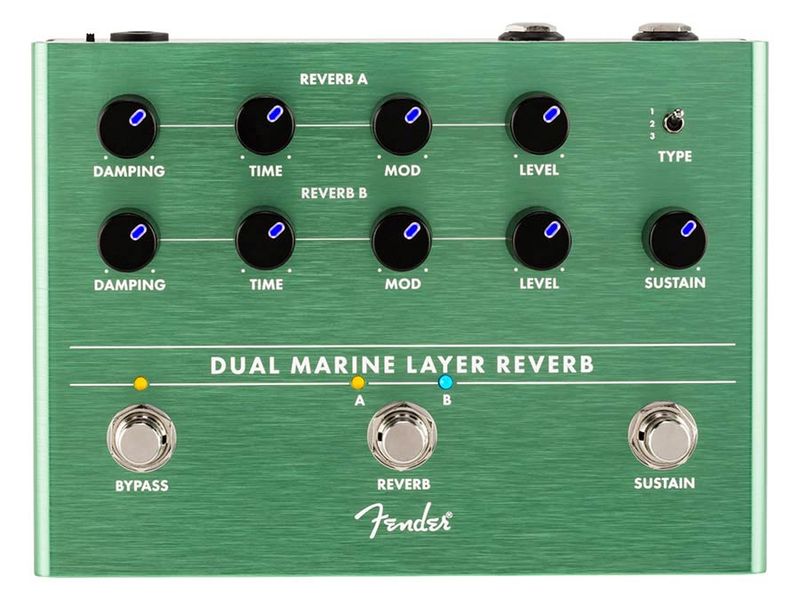 Fender Dual Marine Layer Reverb, effe