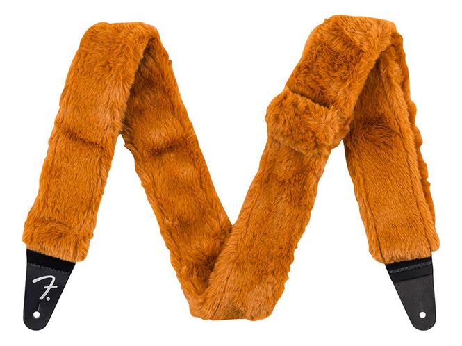 Hovedbilde Fender Poodle plush guitar strap, rust