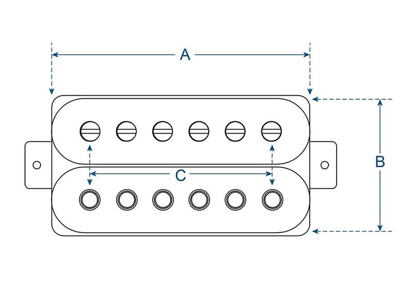 Boston PHB-90 Power Humbucker Bridge - White