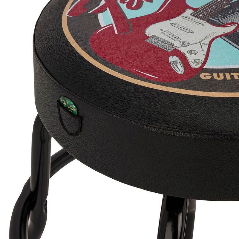 Fender  Guitars & Amps pick pouch barstool, black/black, 30