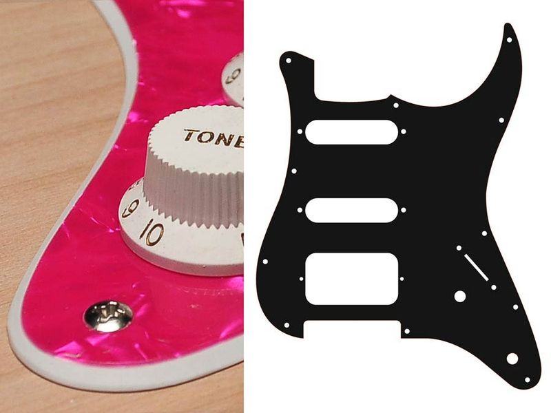 Boston ST-222 Pickguard Strat - Pearl Pink