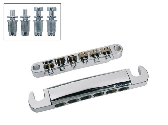 Hovedbilde Boston BT-168-C Bridge & Tailpiece Set 12-str - ...