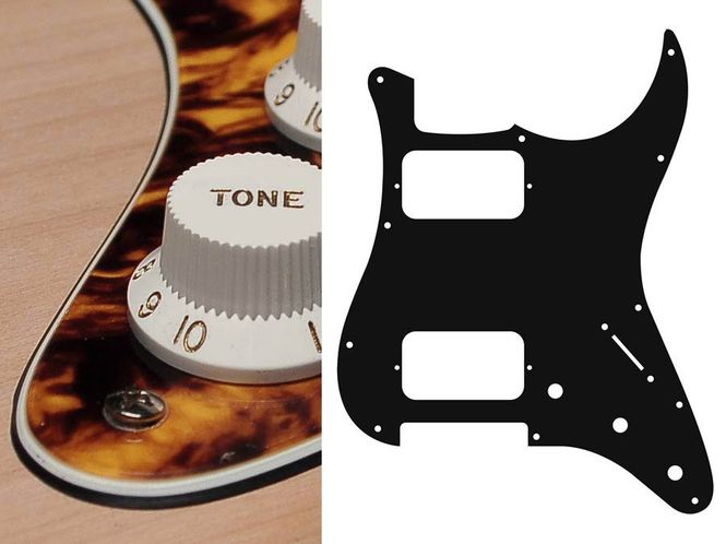 Hovedbilde Boston ST-333 Pickguard Strat - Marble Yellow