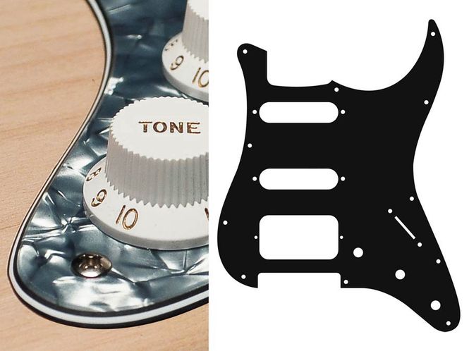 Hovedbilde Boston ST-423 Pickguard Strat - Pearl Black