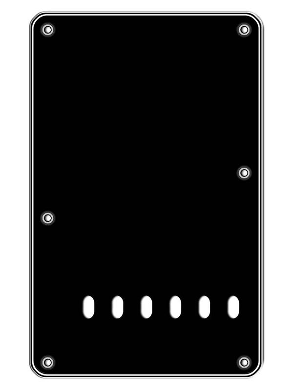 Boston BP-413 Strat Back Plate - Black