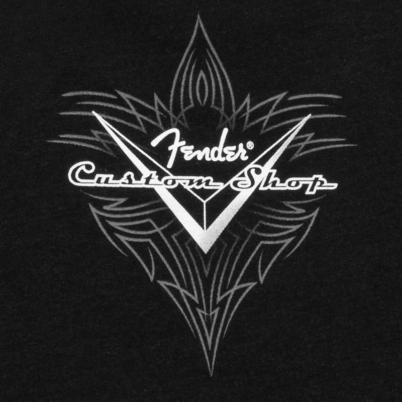Fender  Custom Shop pinstripe T-Shirt, black, XL