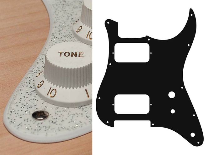 Hovedbilde Boston ST-231 Pickguard Strat - Sparkling Silver
