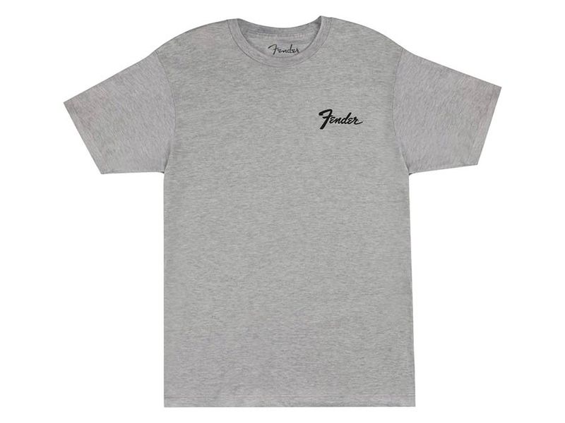 Fender  T-Shirts transition logo, athletic grey, XXL
