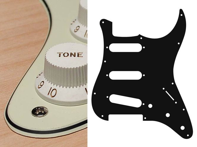 Hovedbilde Boston ST-313 Pickguard Strat - Mint Green