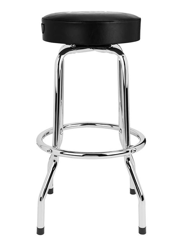 Fender  Spaghetti logo pick pouch barstool, black/chrome, 30