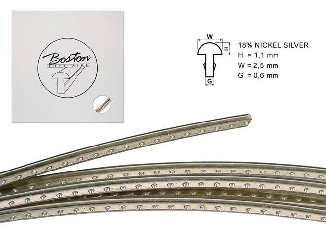 Hovedbilde Boston Fret Wire 5 m - 6170 Modern ST and TE