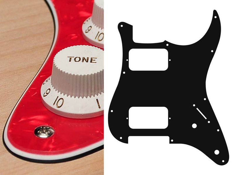 Boston ST-332 Pickguard Strat - Pearl Red