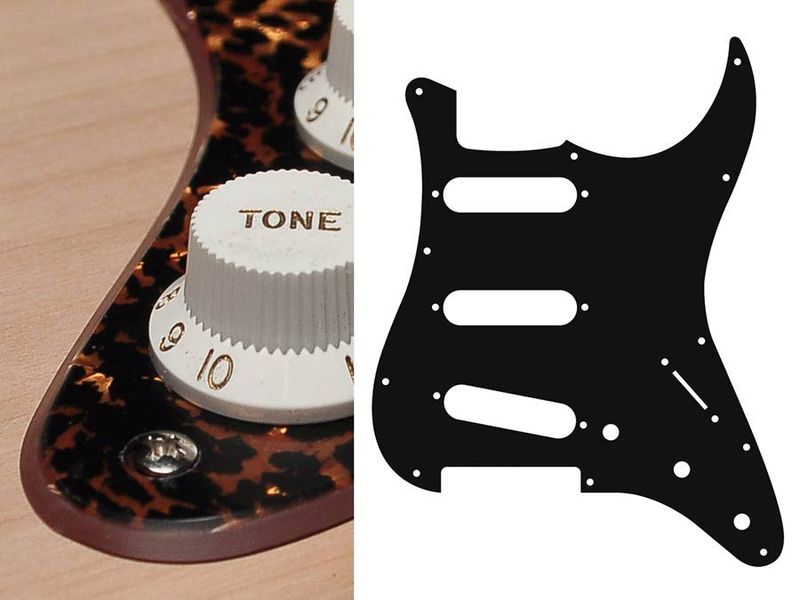 Boston ST-213 Pickguard Strat - Tiger Brown Pearl