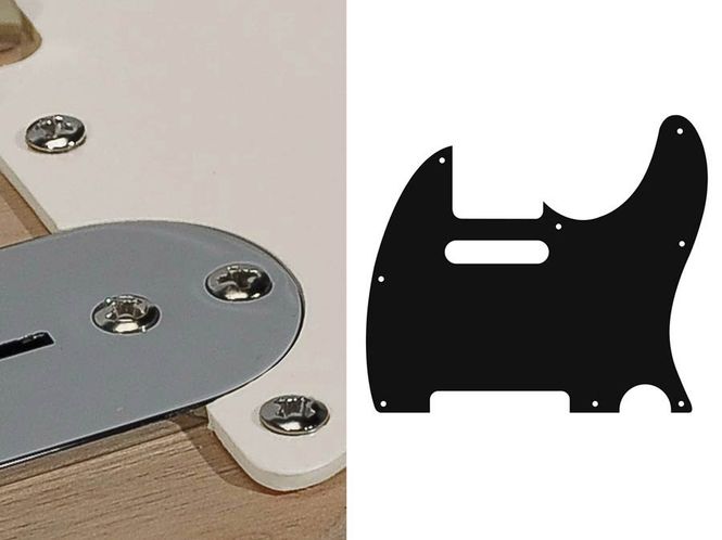 Hovedbilde Boston TE-110 Pickguard Tele - Vintage White