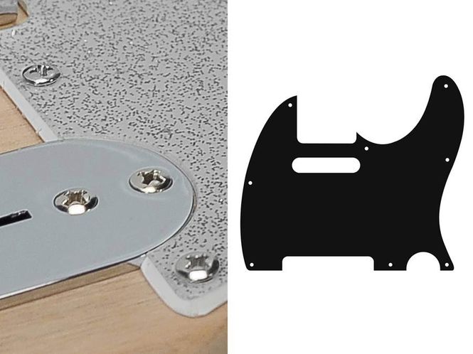 Hovedbilde Boston TE-210 Pickguard Tele - Sparkling Silver