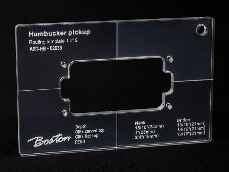 Boston ART-HB pickup routing template humbucker