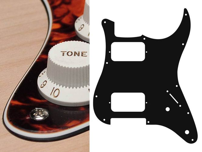 Hovedbilde Boston ST-332 Pickguard Strat - Marble Orange