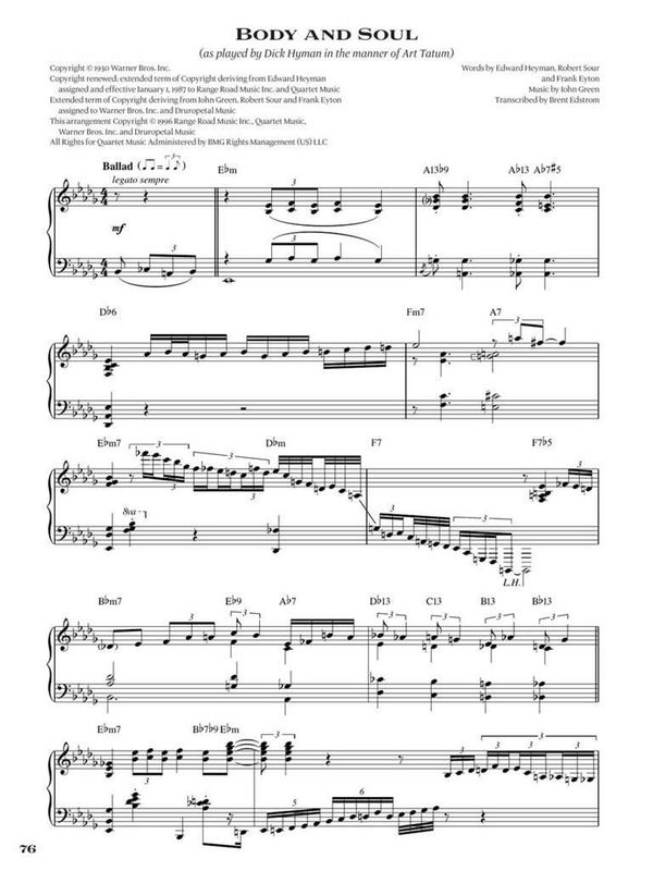 Dick Hyman's Century Of Jazz Piano Transcribed!