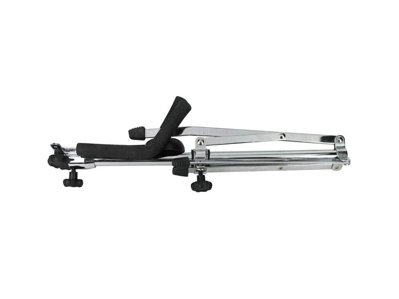 Boston Double bass stand, chrome, collapsible, with endpin cup
