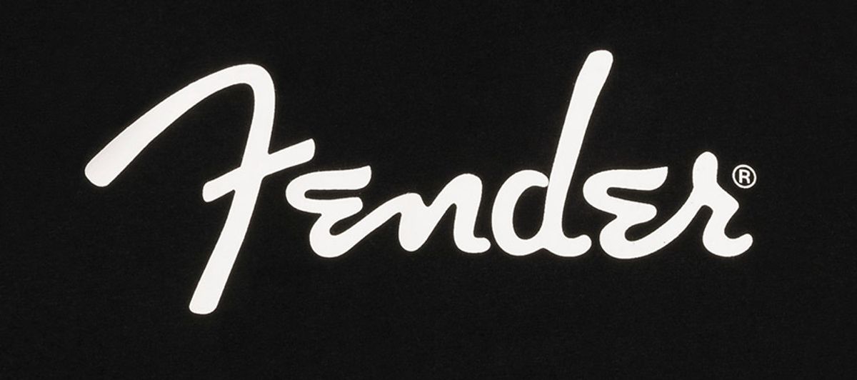 Fender  Spaghetti logo long sleeve T-shirt, black, XXL