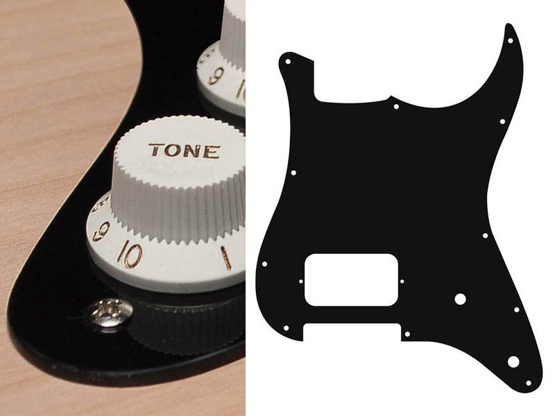 Boston ST-144 Pickguard Strat - Black