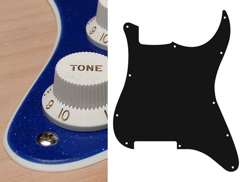 Boston ST-200 Pickguard Strat - Sparkling Blue