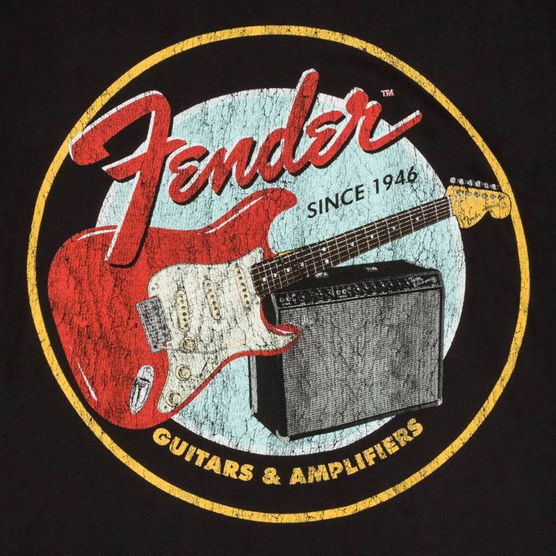 Fender  T-Shirts 1946 guitars & amplifiers, vintage black, XL