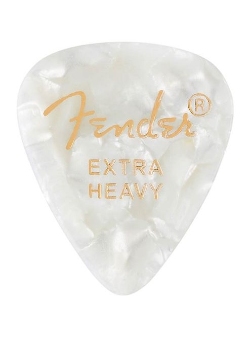 Hovedbilde Fender  351  premium picks, extra heavy, white ...