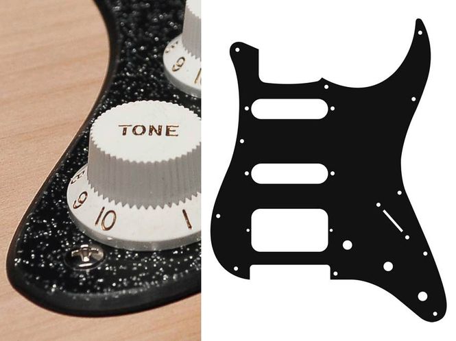Hovedbilde Boston ST-223 Pickguard Strat - Sparkling Black
