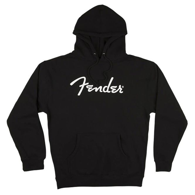 Hovedbilde Fender  spaghetti logo hoodie, black, XXL