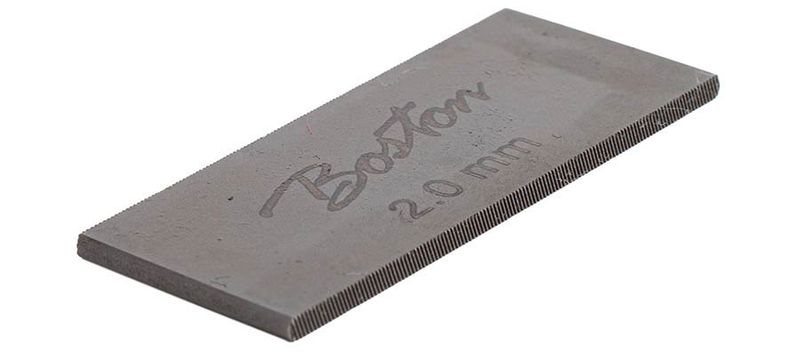 Boston bridge saddle slot file 5x 2cm - 2.0mm width