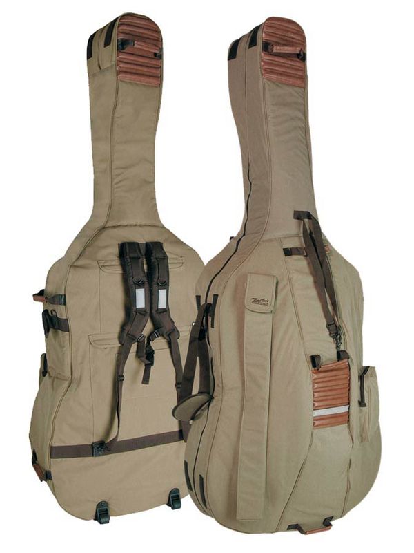 Boston CB-544 Deluxe Double Bass Bag 4/4 - Beige