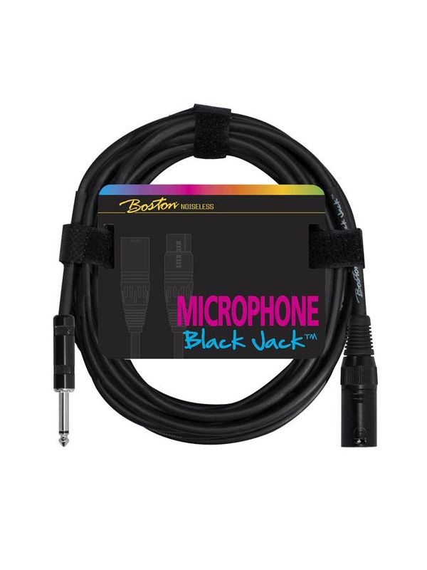 Boston Black Jack Microphone Cable XLR (m) - Tele 2.0