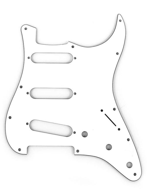 Fender GRP pickguard Strat®, SSS, 11 screw holes, 3