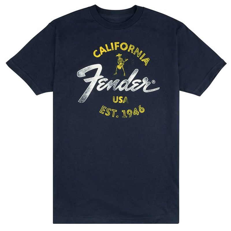 Fender  T-Shirts Baja Blue, blue, XXL