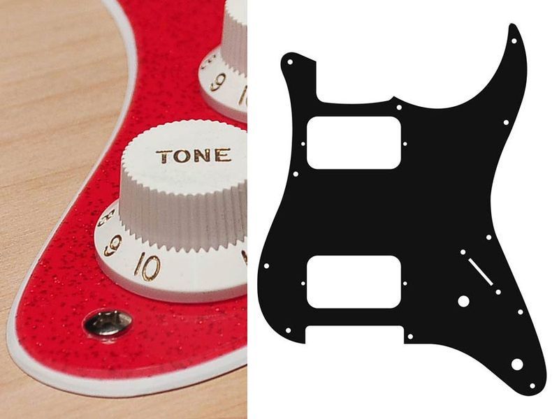 Boston ST-232 Pickguard Strat - Sparkling Red