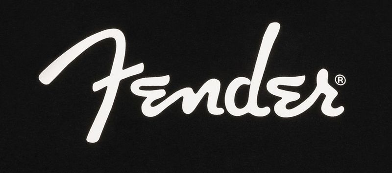 Fender  Spaghetti logo long sleeve T-shirt, black, L