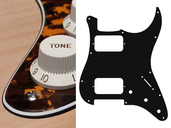 Hovedbilde Boston ST-333 Pickguard Strat - Tiger Yellow