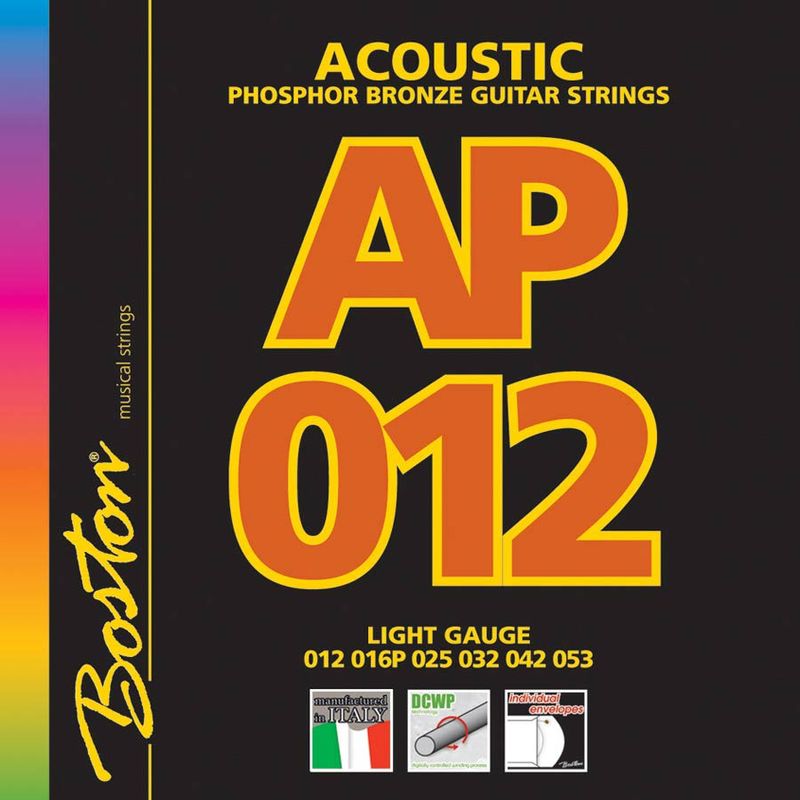 Boston AP-12 Acoustic Phosphor/Bronze Set 12-53