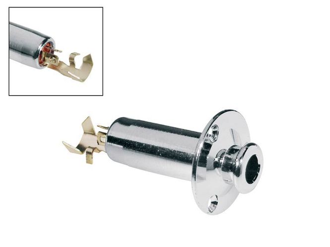 Hovedbilde Boston EPJ-67-C Endpin Jack Chrome