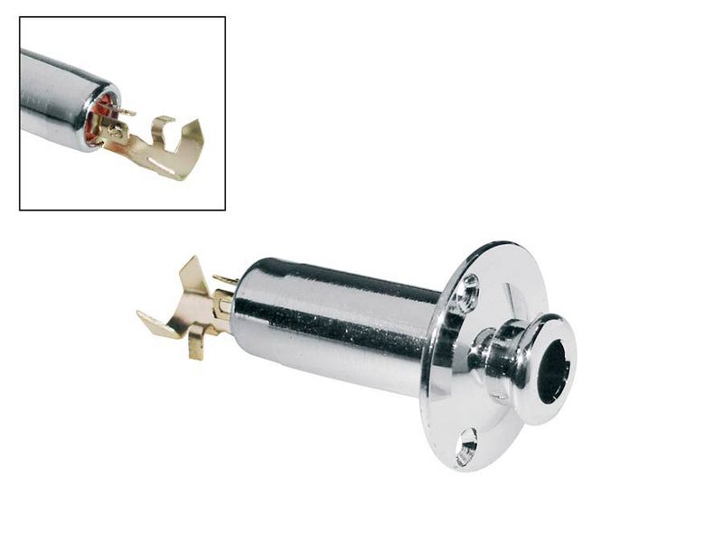Boston EPJ-67-C Endpin Jack Chrome
