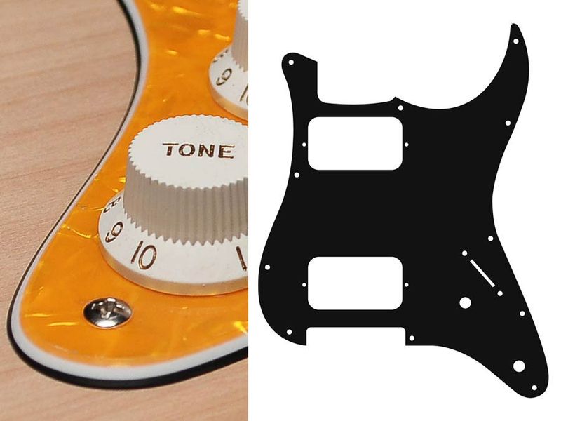 Boston ST-332 Pickguard Strat - Pearl Yellow