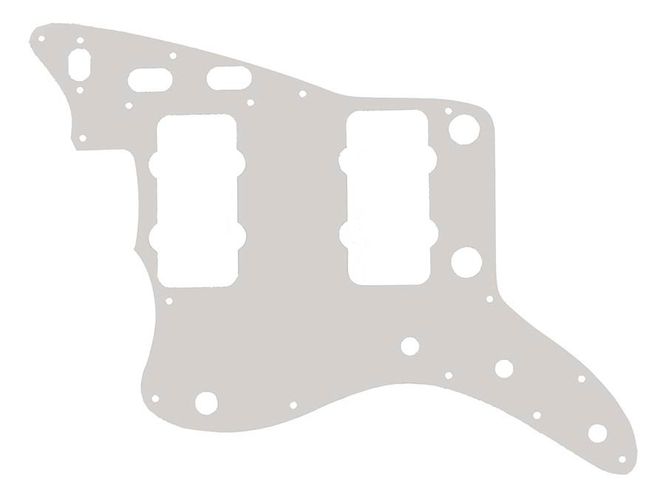 Hovedbilde Boston aluminium pickguard shield for JM, 13 screwholes