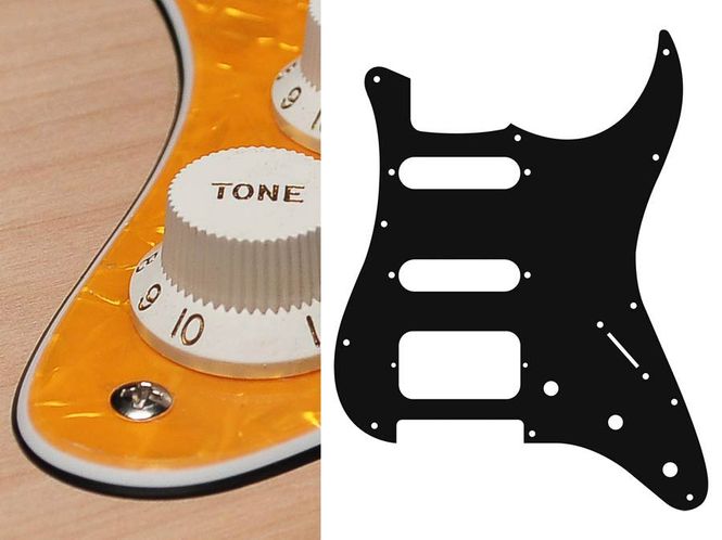 Hovedbilde Boston ST-323 Pickguard Strat - Pearl Yellow