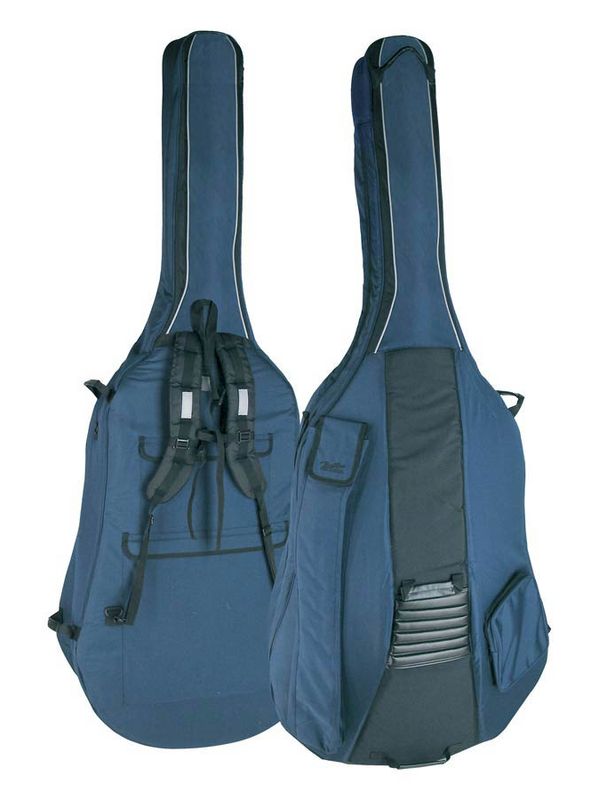 Boston CB-244 Double Bass Bag 4/4 - Blue-Grey