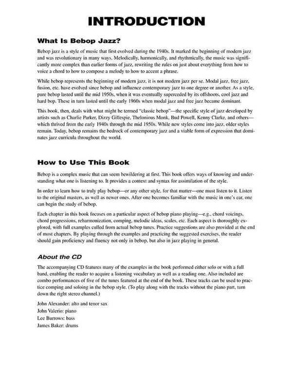 Bebop Jazz Piano - The Complete Guide