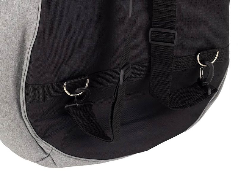 Boston CT-112-GR cello bag 1/2 light grey, 19 mm. padded, 2 straps, various pockets
