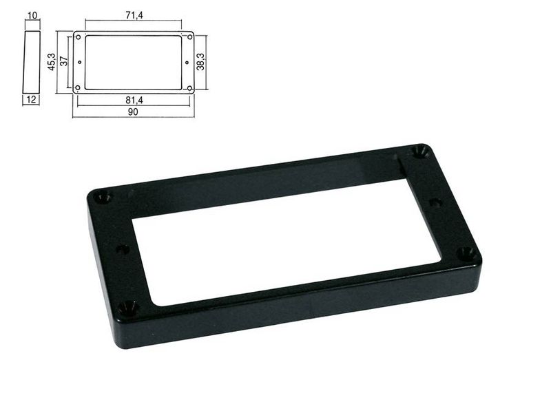 Boston HPF-08-TBK Pickup Mounting Ring
