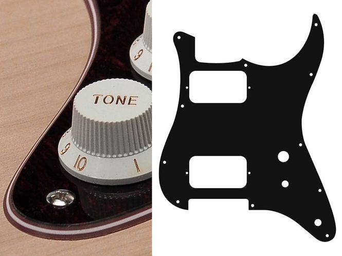 Hovedbilde Boston ST-431 Pickguard Strat - Tortoise Dark