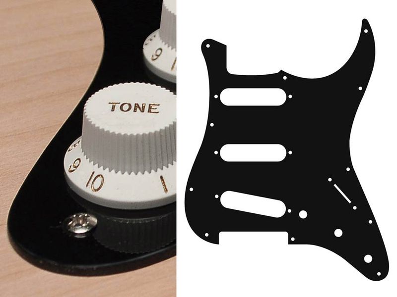 Boston ST-113 Pickguard Strat - Black
